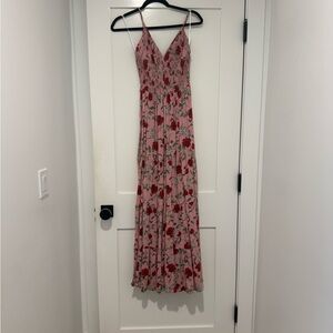 Yumi Kim Floral Pink Maxi Dress